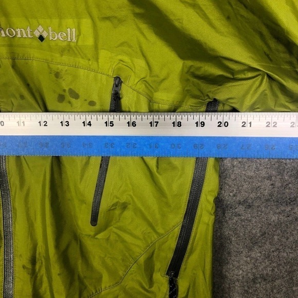 Montbell Jacket Adult XS Peak Shell Lightweight Hooded Full Zip - Picture 6 of 11